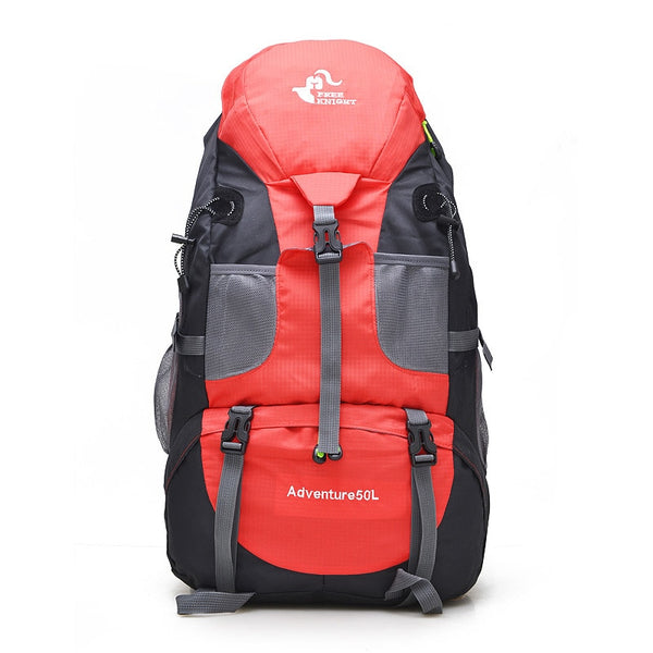 50L Waterproof Hiking Backpack Climbing Mountaineering Bag