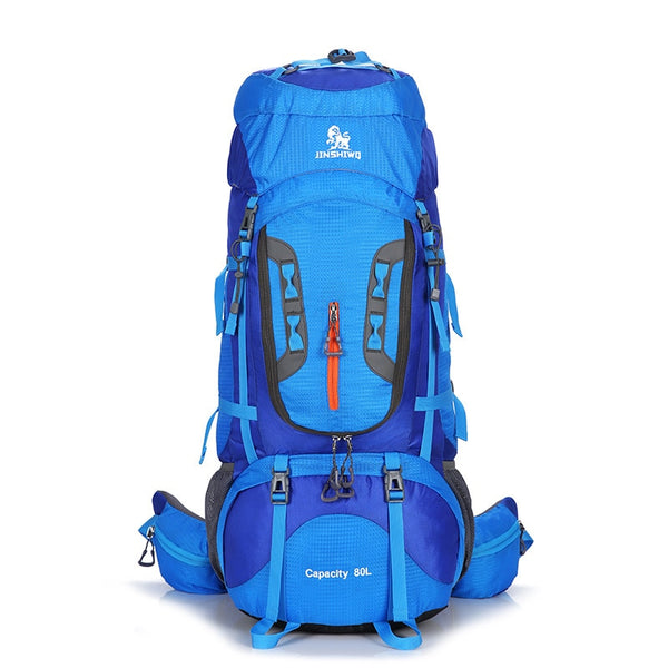 80L Camping Hiking Backpack  Nylon superlight w\ Aluminum alloy support 1.65kg