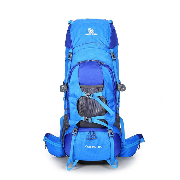 80L Camping Hiking Backpack  Nylon superlight w\ Aluminum alloy support 1.65kg