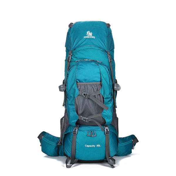 80L Camping Hiking Backpack  Nylon superlight w\ Aluminum alloy support 1.65kg