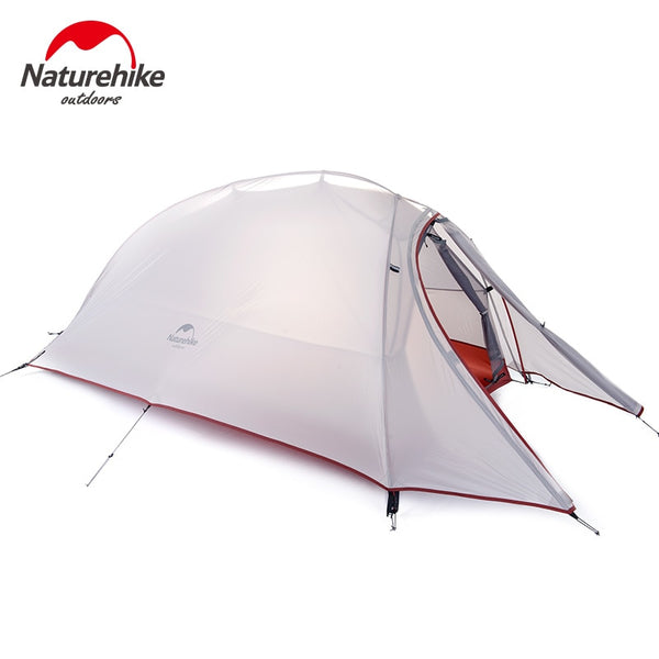 Naturehike Cloud Up Series 1 2 3 Person Ultralight Hiking Tent  Nylon Upgrade 2 Man Hiking Winter Camping Tent with Mat