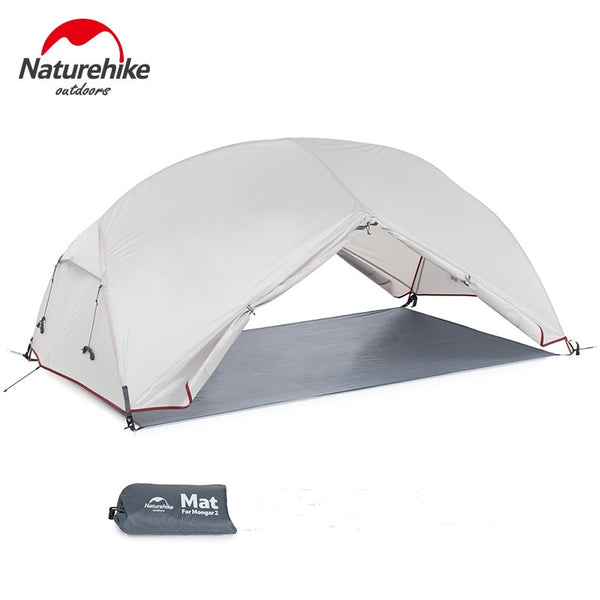Naturehike Custom Mongar 2 3 Person Waterproof Double Layer Outdoor Tent Aluminum Rod Gray Ultralight Camping Tents