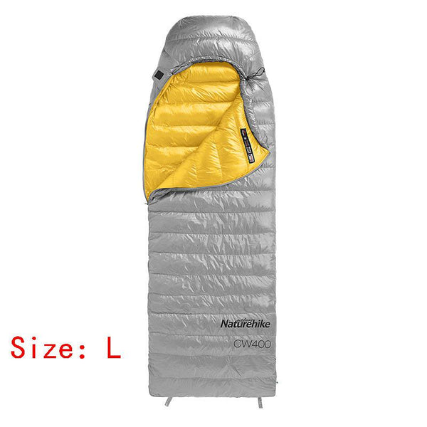 Naturehike sleeping bag Envelope Type  White Goose Down sleeping bag Winter Warm