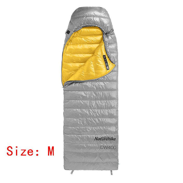 Naturehike sleeping bag Envelope Type  White Goose Down sleeping bag Winter Warm