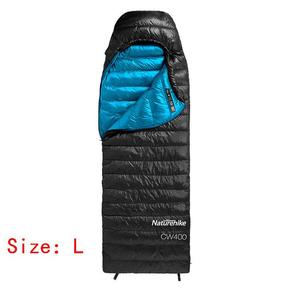 Naturehike sleeping bag Envelope Type  White Goose Down sleeping bag Winter Warm