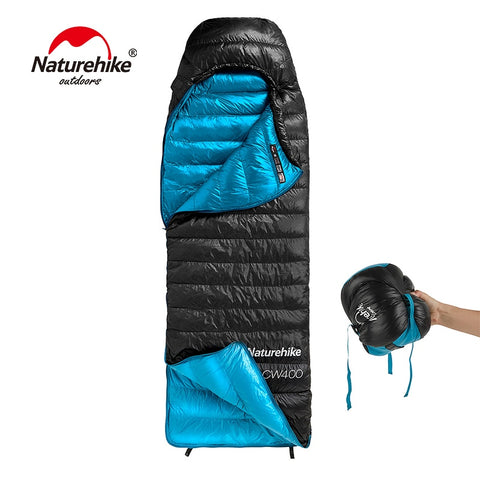 Naturehike sleeping bag Envelope Type  White Goose Down sleeping bag Winter Warm