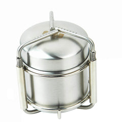 New Portable Stainless Steel Mini Ultra-light Spirit Burner Alcohol Stove Camping