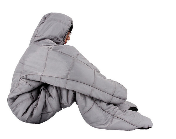 Outdoor Adult humanoid sleeping bag weight 1.9kg for camping indoor rest use in Autumn Winter 2 Size