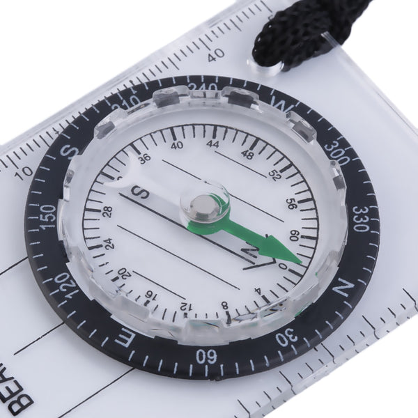Outdoor Transparent Plastic Compass