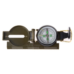 Portable Army Green Folding Lens Compass