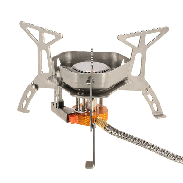 TOMSHOO Camping Gas Stove Portable Split Burner with Box
