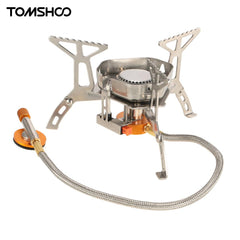 TOMSHOO Camping Gas Stove Portable Split Burner with Box