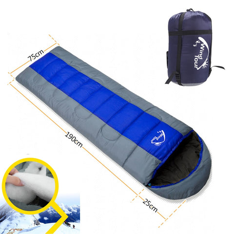 Wind Tour Sleeping Bag  Thermal Adult Winter Sleeping Bag  Waterproof Sleeping